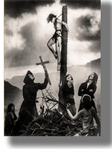 Female Crucifixion. The dark art of photography by William Mortensen. $22.00