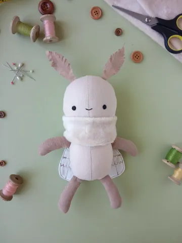 Stuffed Moth Sewing Pattern PDF $8.90