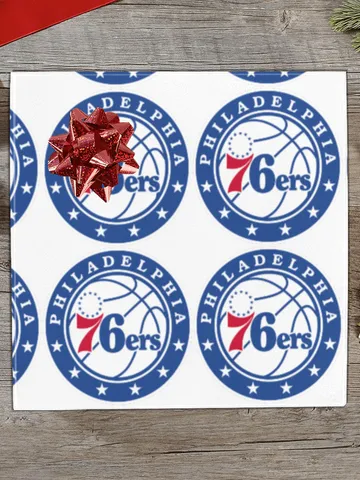 Philadelphia 76ers Gift Wrapping Paper $24.97