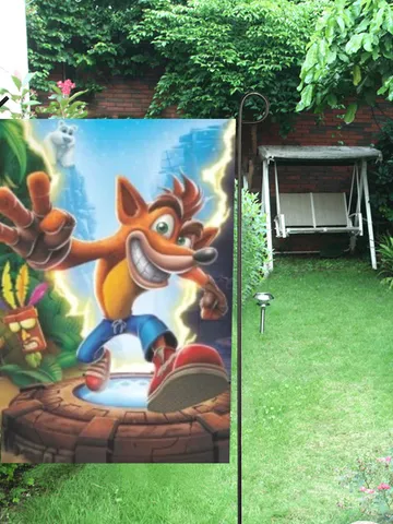 Crash Bandicoot Garden Flag $24.97