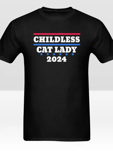 2024 Childless Cat Lady Kamala Harris Shirt $27.00