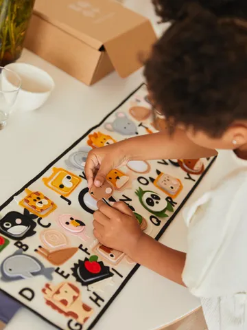 Felt ABC Book for Kids, Animal Alphabet Learning Toy, Educational Quiet Book for Toddlers, Travel-Friendly Montessori Gift, KinderKrama $85.00