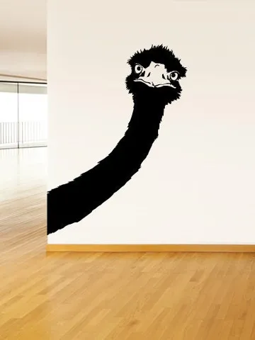 Ostrich Wall Decal Animal Sticker z515 $23.99