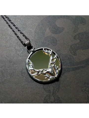 Deer antler jewelry, Deer head necklace, Noel, Yule jewelry. Christmas deer, stag head pendant $38.00