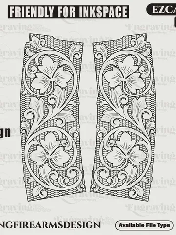 PMAG Scrolling Pattern Design Svg,lasercut,laserengraving,fiberlaser,engravingfiles,laserpattern,engravingdesign,engravingpattern,metalart $38.99
