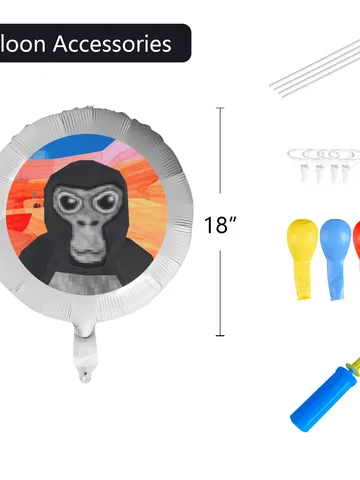 Gorilla Tag Monkey Foil Balloon $24.00