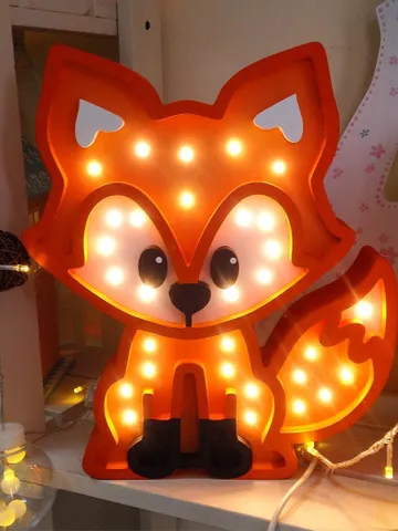 Digital Template Cnc Router Files Cnc Fox Lamp Files for Wood Laser Cut Pattern $6.50