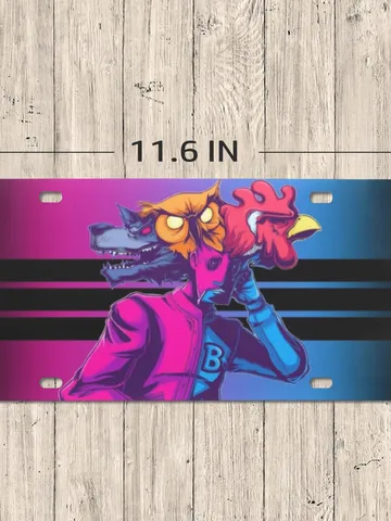 Hotline Miami License Plate $24.97