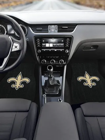 New Orleans Saints Front Car Floor Mats Set of 2 $69.97
