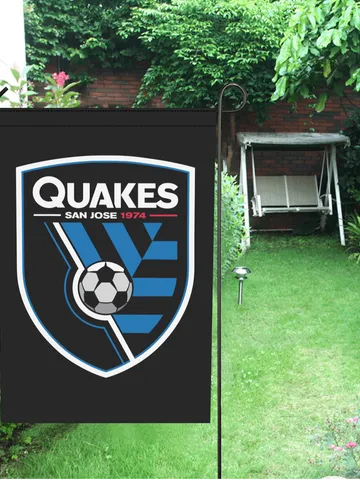 Earthquakes Garden Flag (Two Sides Printing, without Flagpole) $24.97