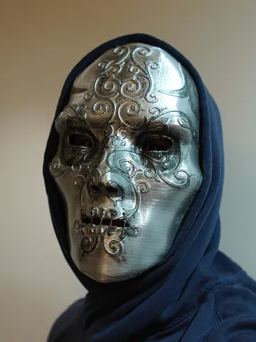 Death Eaters mask from Harry Potter Bellatrix Lestrange Death Eaters mask Harry Potter