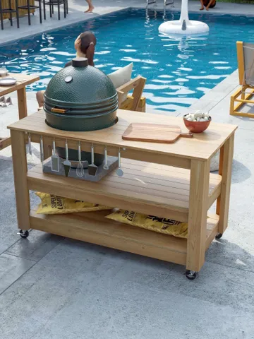 DIY Big Green Egg Table Plans, PDF $10.95