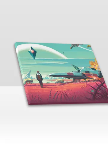 No Man's Sky Frame Canvas Print $24.00