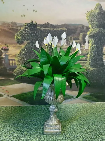 Flower in pots. Completely handmade. $65.00