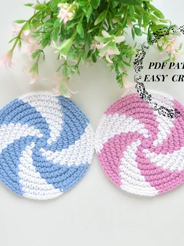 Crochet Coasters Pattern, Coaster car, Beginner crochet tutorial, Small crochet doily pdf, Lace coasters, Small doily $2.55