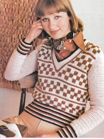 Sweater pullover crochet pattern women ladies summer top pdf V-neck sweater pattern pdf instant download $6.68