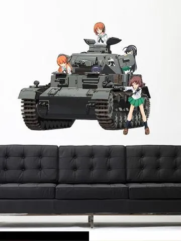 Anime girls und panzer Wall Decal Sticker Gift col761 $36.99