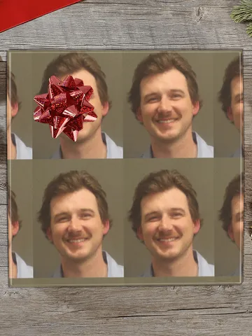 Morgan Wallen Mugshot Gift Wrapping Paper $30.00