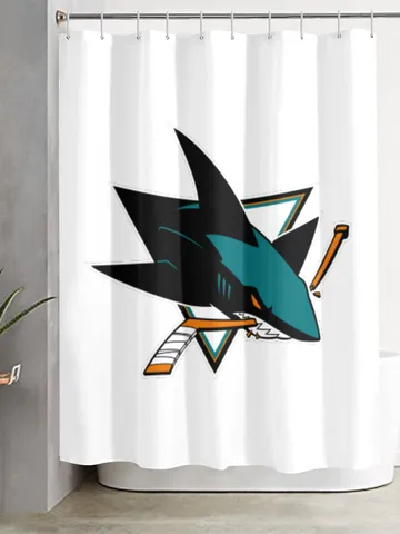 San Jose Sharks Shower Curtain $48.00