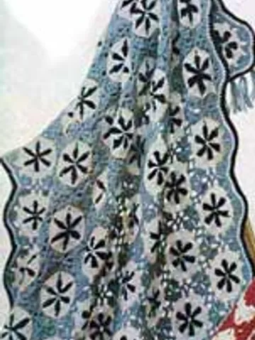 Crochet Pattern Vintage Afghan Colony Digital Download PDF $1.90