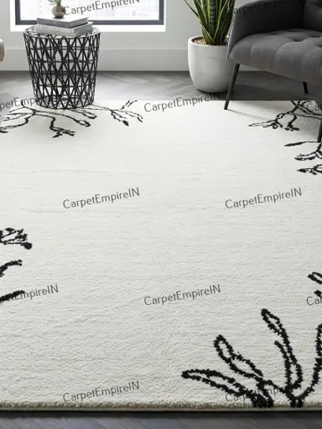 Buy Area rug, Black Hand-Tufted Area Rug – Soft Plush, Organic Shape, Earthy Tones – Available in Multiple Size 4x6,5x7,6x9,8x10,9x12,10x14. $233.80