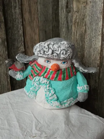 Big Christmas snowman with bird
Christmas decor Xmas decorations New Year's season. Free shipping. Christmas gifts. Spun cotton doll. $350.00
