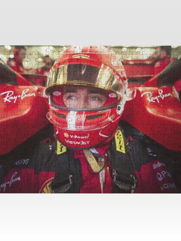 Charles Leclerc Formula 1 F1 Jigsaw Puzzle Wooden $36.00