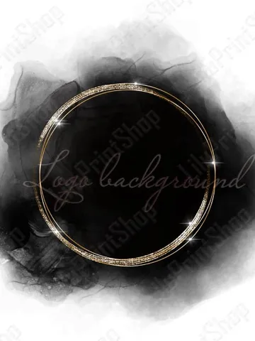 Black Logo Background Png Watercolor splash logo Black gold logo design watercolor Black logo png Gold frame logo Black watercolor logo png $2.85