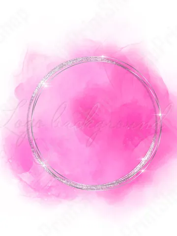 Pink Logo Background Png Hot pink logo png Bright pink png Watercolor pink logo design Hot pink and silver logo design Silver frame logo $2.85