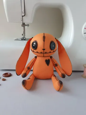 Handmade Bunny Doll – Orange $63.00