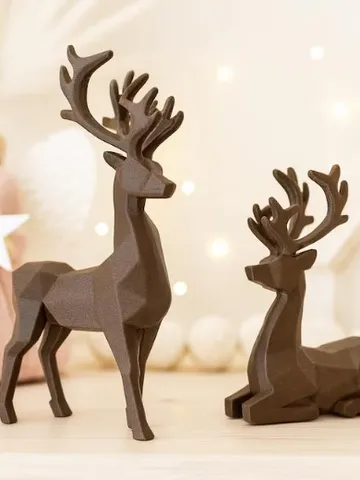 Low Poly Deer Set $1.00