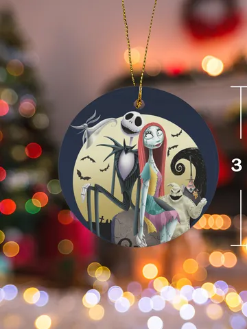 Nightmare before Christmas Ceramic Ornament $30.00