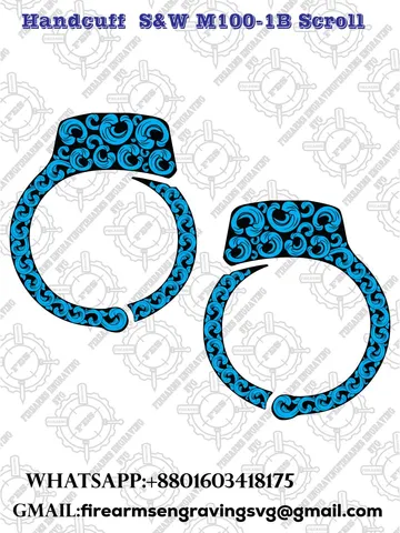 Handcuff  S&W M100-1B Scroll $13.00