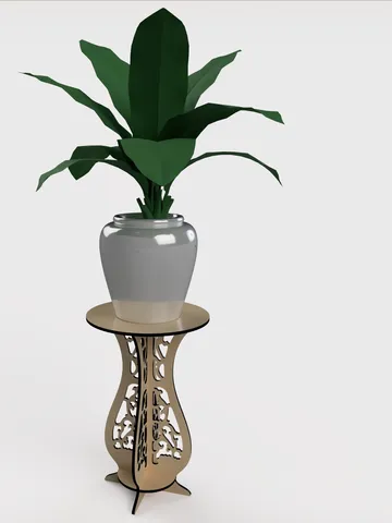 Digital Template Cnc Router Files Stand Vase Cnc for Wood Laser Cut Pattern $6.50