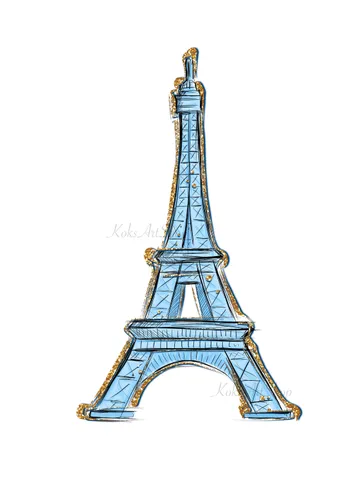 Eiffel Tower png, Eiffel Tower clip art, Eiffel Tower illustration, Fashion art, Fashion Clipart, Fashion print, Paris clip art, Paris png $3.00