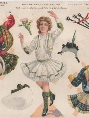 Paper Doll National Scotch Dance Digital Download PDF $1.50