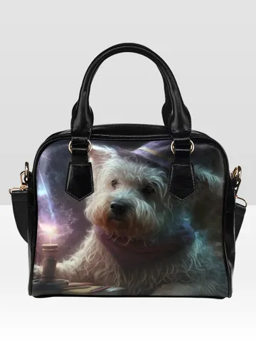 Wizard Dog Doing Magic Shoulder Bag $39.97