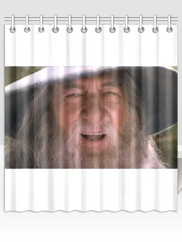 Gandalf Shower Curtain $48.00