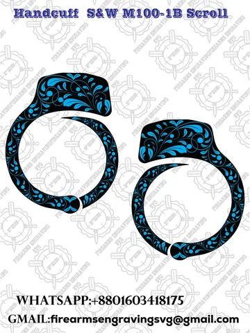 Handcuff  S&W M100-1B Scroll $13.00
