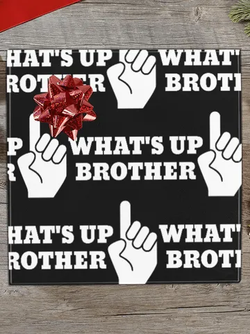 Sketch What's Up Brother Gift Wrapping Paper $30.00