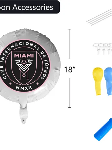 Inter Miami Foil Balloon $24.00