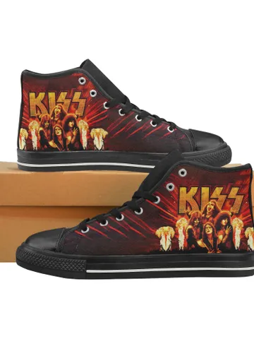 Kiss Rock Band Shoes Sneakers $59.97