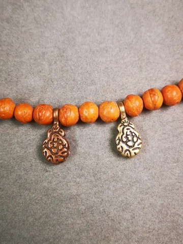 Gandhanra Handmade Buddhist Mala Counter Clip,Bum Counter Clip for Prayer Beads,Mani Jewel/Wish-Fulfilling Cintamani Shape,Mala Accessories $9.99