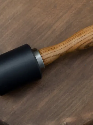 Leathercraft Maul: 750g Nylon Hammer with Oak Handle