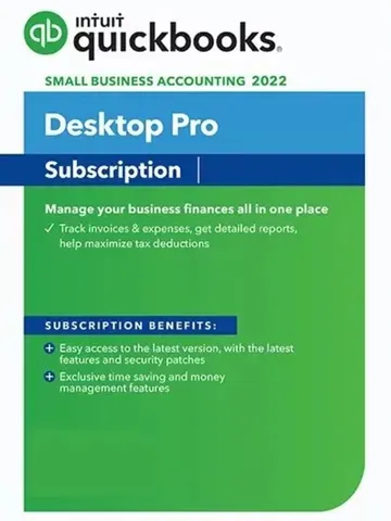 Intuit Quickbooks Desktop Pro 2022 Lifetime key US Edition 3 User