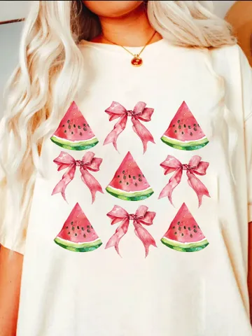 Watermelon Png, Bow Png, Aesthetic Png, Ribbon Trend, Coquette Watermelon, Summer Png, Fruit Sublimation, Trendy Summer Png, Beach Babe Png $4.24