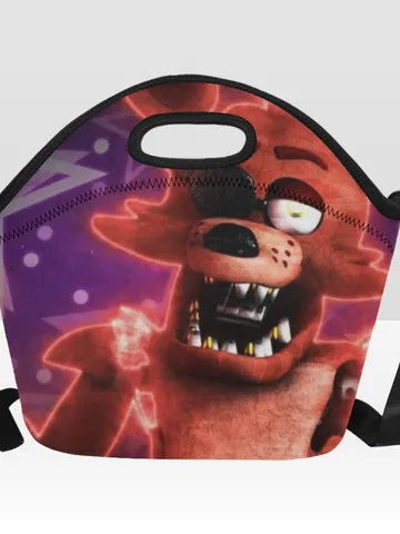 Foxy FNAF Neoprene Lunch Bag, Lunch Box $36.00