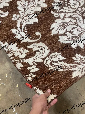 Exquisite Brown Modern Oushak Hand Knotted Rug 4x6, 5x8, 6x9, 8x10, 9x12, 10x14 ft Handmade Rugs for Living Room - Antique Contemporary rug $567.80