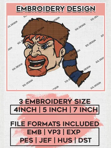 Mount St. Marys Mountaineers Mascot Logo Embroidery Designs, NCAA Logo Machine Embroidery Files, NCAA Mount St Marys Mountaineers Logo, NCAA Embroidery Designs, Machine Embroidery Designs, Digital Download $6.99