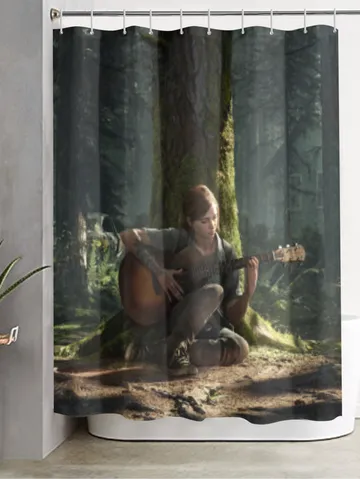 Ellie The Last of Us Shower Curtain $48.00